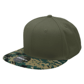 Decky Digital Camo 6-panel Snapback Caps