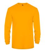 Badger Adult Youth Tri-Blend Long Sleeve Tee GOLD HEATHER (BA) Primary