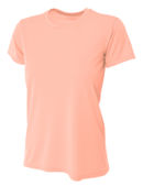 A4 Women's Cooling Performance Crew SALMON Primary