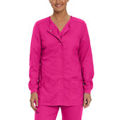 Landau Womens Modern Crewneck Warm-Up Jacket 3038