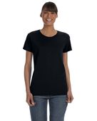 Gildan Ladies' Heavy Cotton 5.3 oz. T-Shirt BLACK Primary