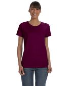 Gildan Ladies' Heavy Cotton 5.3 oz. T-Shirt MAROON Primary