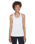 Team 365 Ladies Zone Performance Racerback Tank WHITE Primary