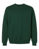 Gildan Adult Heavy Blend 50/50 Fleece Crew FAN DARK GREEN Primary