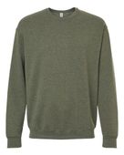 Jerzees Adult Youth NuBlend Fleece Crew Sweatshirt MILITARY GREEN HEATHER Primary
