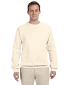 Jerzees Adult Youth NuBlend Fleece Crew Sweatshirt SWEET CREAM HTH Primary