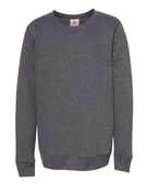 Hanes Youth ComfortBlend EcoSmart Fleece Crew CHARCOAL HEATHER Primary