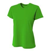 A4 Women's V-Neck Sprint Tee KELLY Primary