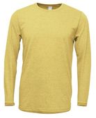 Baw Mens/Youth Long Sleeve Soft-Tek Blend T-Shirt CANARY Primary