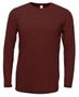 Baw Mens/Youth Long Sleeve Soft-Tek Blend T-Shirt MAROON Primary