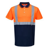 Portwest Mens Hi-Vis 2-Tone Polo Shirt S479