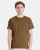 Hanes Adult Youth Comfortsoft Cotton T-Shirt COYOTE BROWN Primary