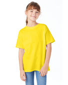 Hanes Adult Youth Comfortsoft Cotton T-Shirt ATHLETIC YELLLOW Primary