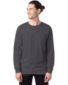 Hanes Mens 5.2 oz. Comfortsoft Cotton LS T-Shirt SMOKE GRAY Primary