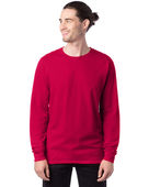 Hanes Mens 5.2 oz. Comfortsoft Cotton LS T-Shirt ATHLETIC CRIMSON Primary