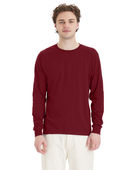 Hanes Mens 5.2 oz. Comfortsoft Cotton LS T-Shirt ATHLTC CARDINAL Primary
