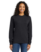 Hanes Mens 5.2 oz. Comfortsoft Cotton LS T-Shirt CHARCOAL HEATHER Primary