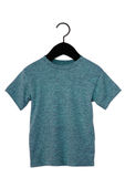 Bella+Canvas Toddler Short Sleeve Tee 3001T HEATHER DEEP TEAL Primary