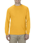 Alstyle Adult 6.0 oz., 100% Cotton Long-Sleeve T-Shirt AL1304 GOLD Primary
