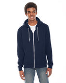 American Apparel Unisex Flex Fleece USA Made Zip Hoodie F497