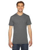 American Apparel Unisex Triblend Short-Sleeve Track T-Shirt TR401W ATHLETIC GREY Primary