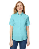 Columbia Ladies' Tamiami II Short-Sleeve Shirt 7277 CLEAR BLUE Primary