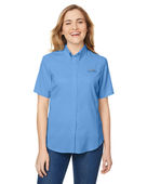 Columbia Ladies' Tamiami II Short-Sleeve Shirt 7277 WHITECAP BLUE Primary