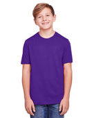 Core 365 Youth Fusion ChromaSoft Performance T-Shirt CE111Y CAMPUS PURPLE Primary