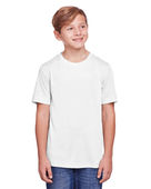 Core 365 Youth Fusion ChromaSoft Performance T-Shirt CE111Y WHITE Primary