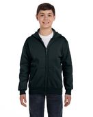 Hanes Youth 7.8 oz. EcoSmart 50/50 Full-Zip Hood P480
