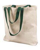 Liberty Bags Marianne Cotton Canvas Tote 8868 NATURAL/ FOR GRN Primary