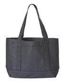 Liberty Bags Leeward Canvas Tote 8869 BLACK/ BLACK Primary