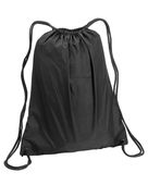 Liberty Bags Large Drawstring Backpack 8882 BLACK Primary