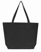 Liberty Bags Seaside Cotton 12 oz. Pigment-Dyed Large Tote LB8507 WASHED BLACK Primary