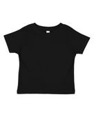 Rabbit Skins Infant Fine Jersey T-Shirt 3322 BLACK Primary