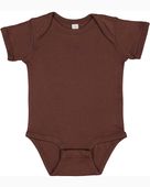 Rabbit Skins Infant Baby Rib Bodysuit 4400 BROWN Primary