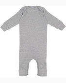 Rabbit Skins Infant Baby Rib Coverall 4412 HEATHER Primary