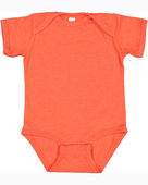 Rabbit Skins Infant Fine Jersey Bodysuit 4424 VINTAGE ORANGE Primary