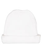 Rabbit Skins Infant Baby Rib Cap 4451 WHITE Primary