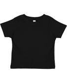 Rabbit Skins Toddler Cotton Jersey T-Shirt RS3301 BLACK Primary