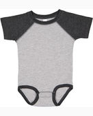 Rabbit Skins Infant Baseball Bodysuit RS4430 VN HTH/ VN SMOKE Primary