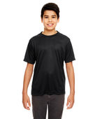 Ultraclub Youth Cool & Dry Basic Performance T-Shirt 8620Y BLACK Primary