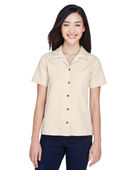Ultraclub Ladies' Cabana Breeze Camp Shirt 8981 STONE Primary