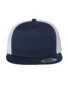 Yupoong Adult 5-Panel Classic Trucker Cap 6006 NAVY/ WHITE Primary