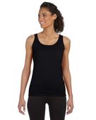 Gildan Ladies' Softstyle 4.5 oz. Fitted Tank G642L BLACK Primary