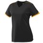 Augusta Ladies Motion Jersey BLACK/GOLD Primary