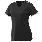 Augusta Girls Motion Jersey 5046 BLACK/WHITE Primary