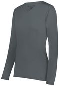 Holloway Girls Momentum Long Sleeve Tee 222825 GRAPHITE Primary
