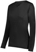 Holloway Girls Momentum Long Sleeve Tee 222825 BLACK Primary