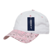 Decky 6 Panel Low Profile Relaxed Bandana Paisley Bill Dad Hat 256